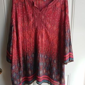 Retro style thin dress shirt